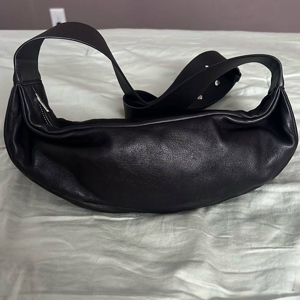 Cos swing crossbody leather bag